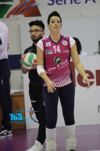 Ilaria Angelelli all'esordio con la maglia della Golem Palmi