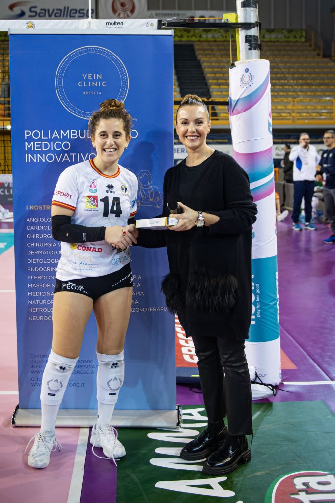 Giorgia Caforio MVP del match (foto LVF)